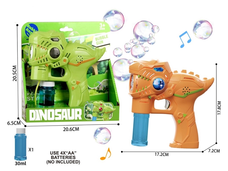 BUBBLE MACHINE W/LIGHT & MUSIC 30ML - HP1251851