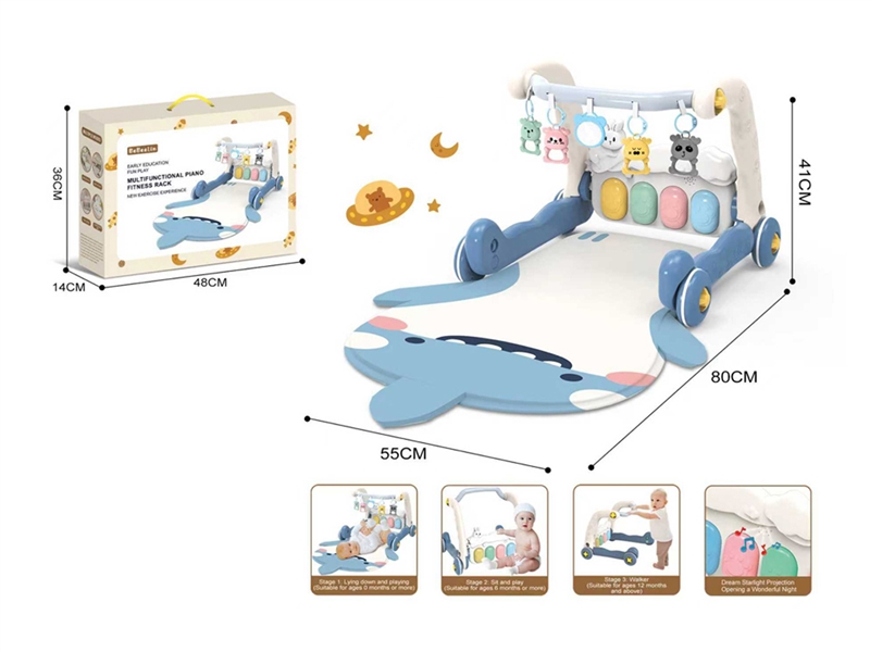 2 IN 1 PIANO FITNESS RACK & WALKER - HP1251944