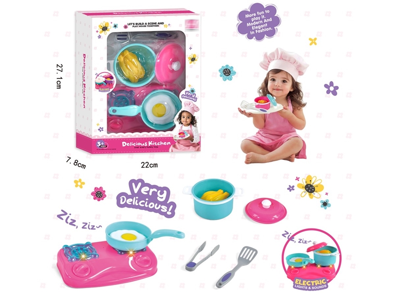 KITCHEN SET W/LIGHT & SOUND - HP1251992