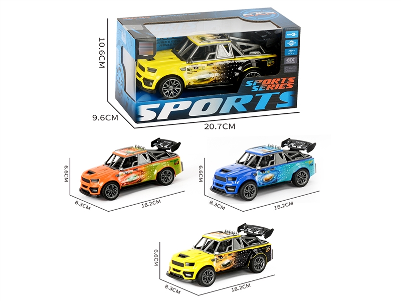 FRICTION CAR , 3COLORS - HP1252115