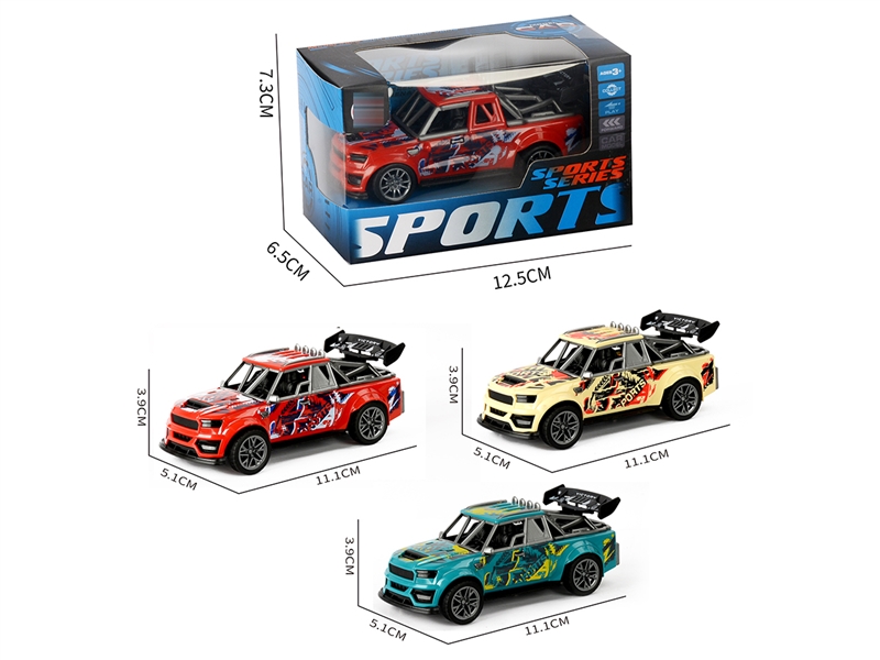 PULL BACK CAR,3COLOURS - HP1252116