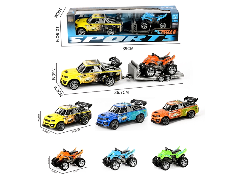 FRICTION CAR SET , 3COLORS - HP1252125