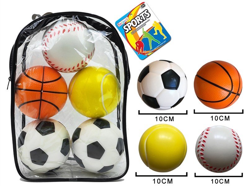 10CM PU BALL SET 5PCS - HP1252170