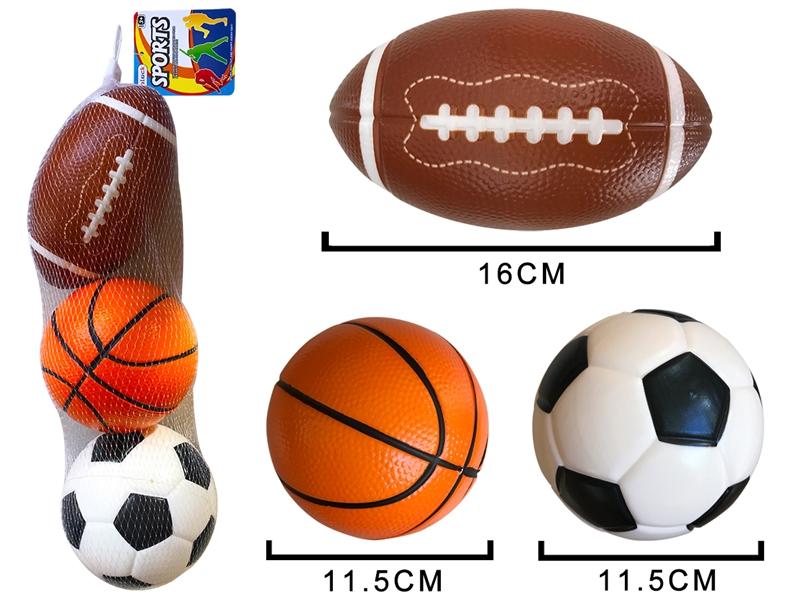 PU BALL SET 3PCS - HP1252176