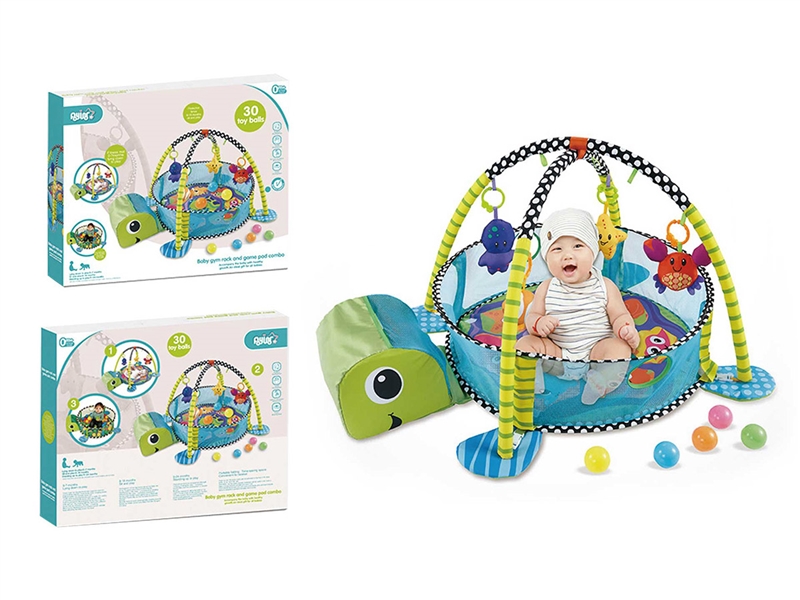 BABY CRAWLING CARPET FENCE W/OCEAN BALL 30PCS - HP1252202