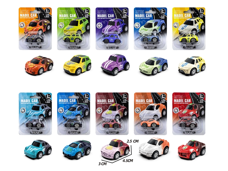 1:72 FREE WAY DIE-CAST CAR W/CAN CHANGE COLOURS,10ASST - HP1252291