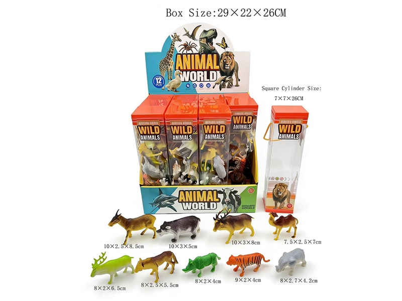 ANIMALS SET,12PCS/DISPLAY BOX - HP1252320