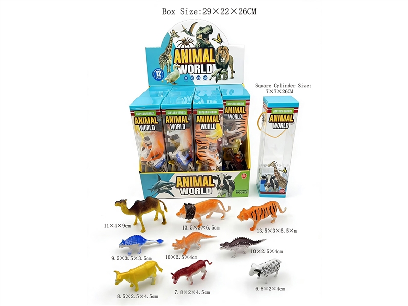 ANIMALS SET,12PCS/DISPLAY BOX - HP1252324