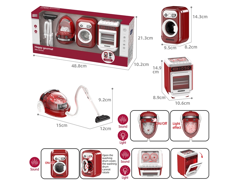 HOME APPLIANCES SET W/LIGHT & SOUND - HP1252480