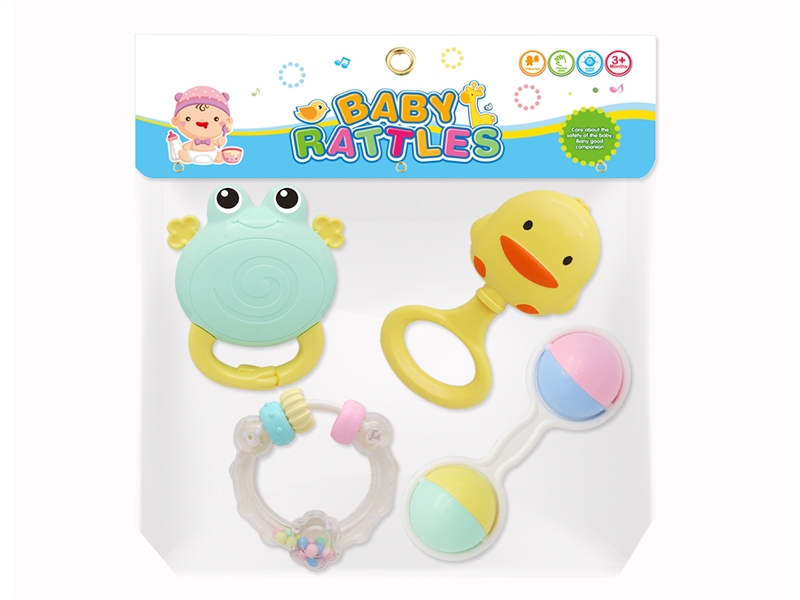 BABY RATTLE 4PCS - HP1252499