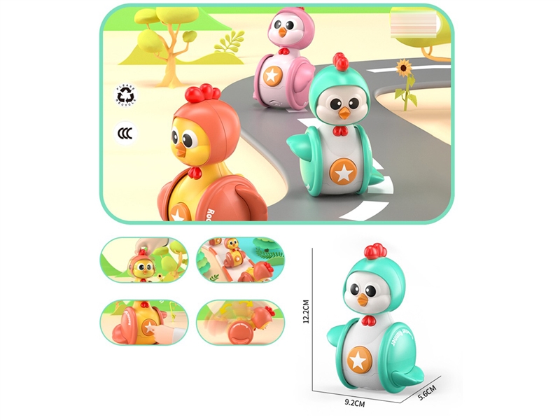 CHICKEN TUMBLER,3COLOURS - HP1252503