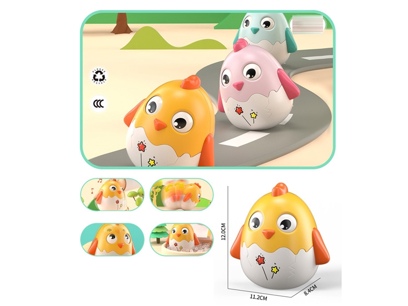 CHICKEN TUMBLER,3COLOURS - HP1252504