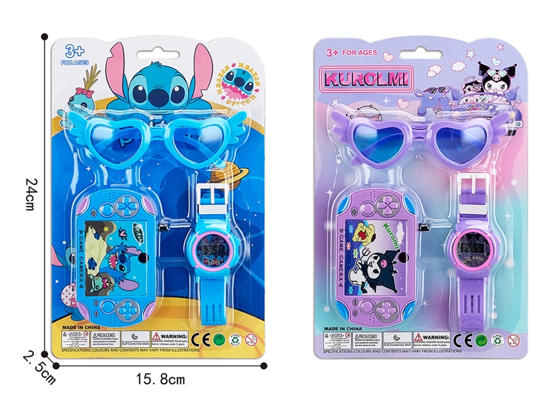 CAMERA & WATCH & GLASSES SET,2ASST - HP1252545