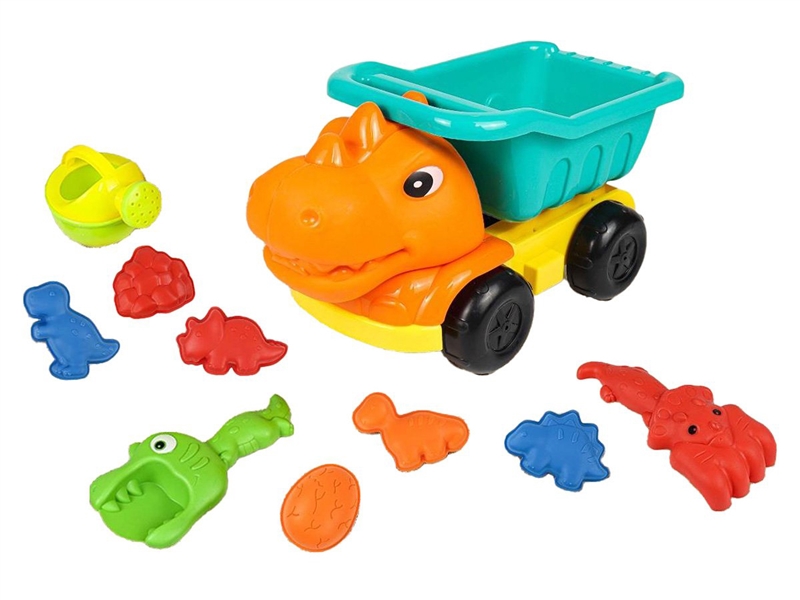 夏日系列 沙滩 恐龙车沙滩车套装10pcs - HP1252760
