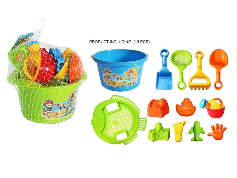 13件套圆形沙滩桶 - HP1252772