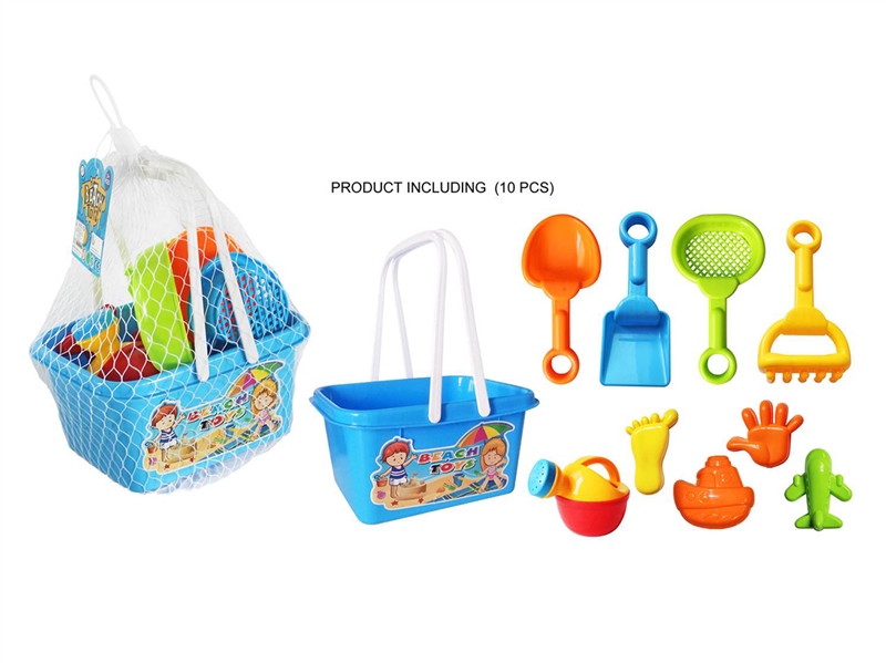 10件套方形沙滩桶 - HP1252774