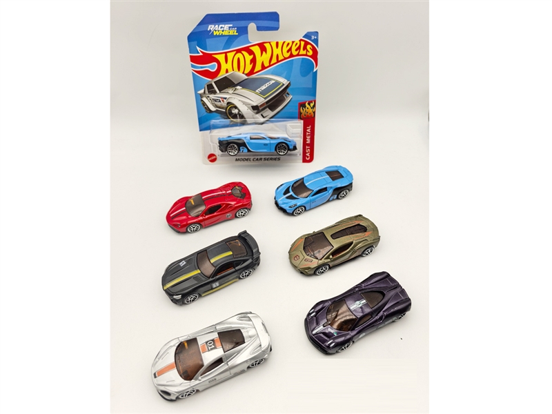 FREE WAY DIE-CAST CAR SET,6ASST - HP1252910