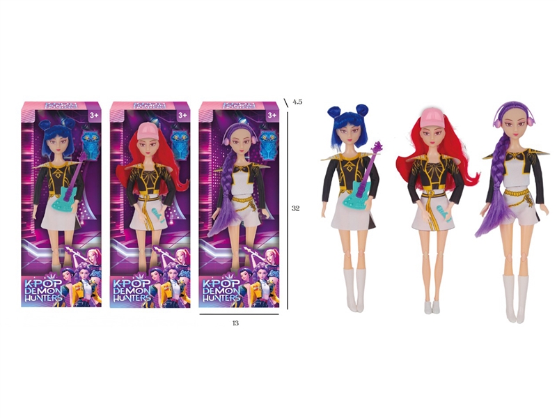 11.5寸实身11关节K-POP猎魔女团露米米拉佐伊娃娃 - HP1252929