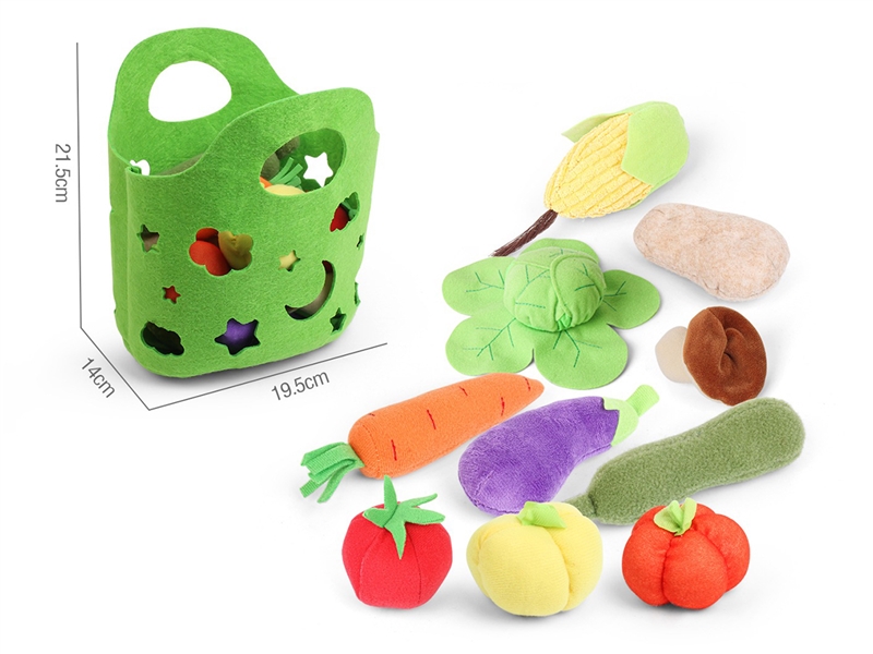 布艺蔬菜篮11PCS - HP1253007