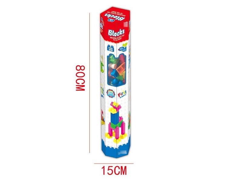 条筒开窗盒积木100PCS - HP1253119