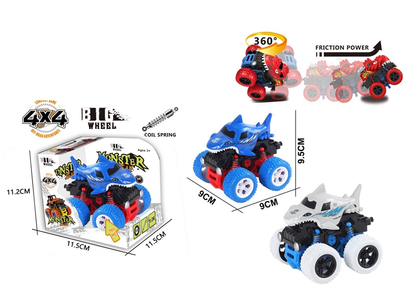 (GCC)双惯性摇摆特技鲨鱼车 - HP1253348