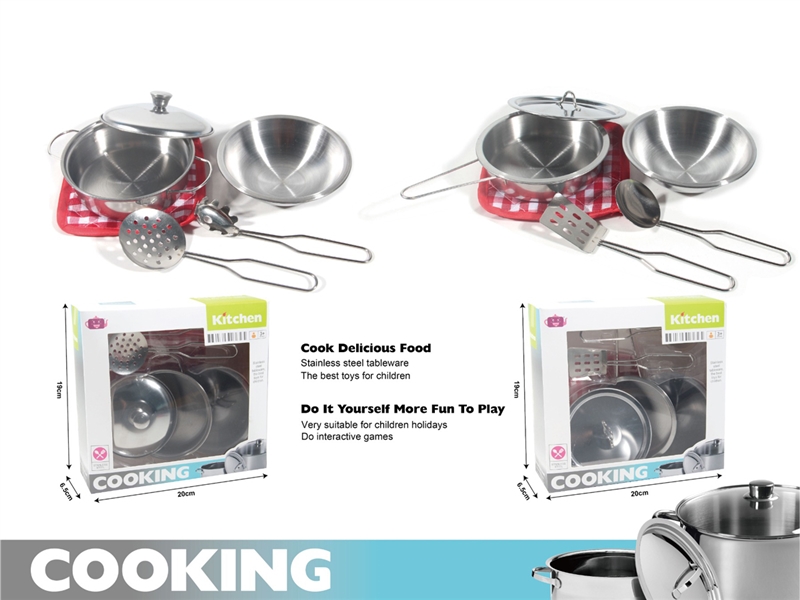 STAINLESS STEEL KITCHEN SET 6PCS - HP1253733