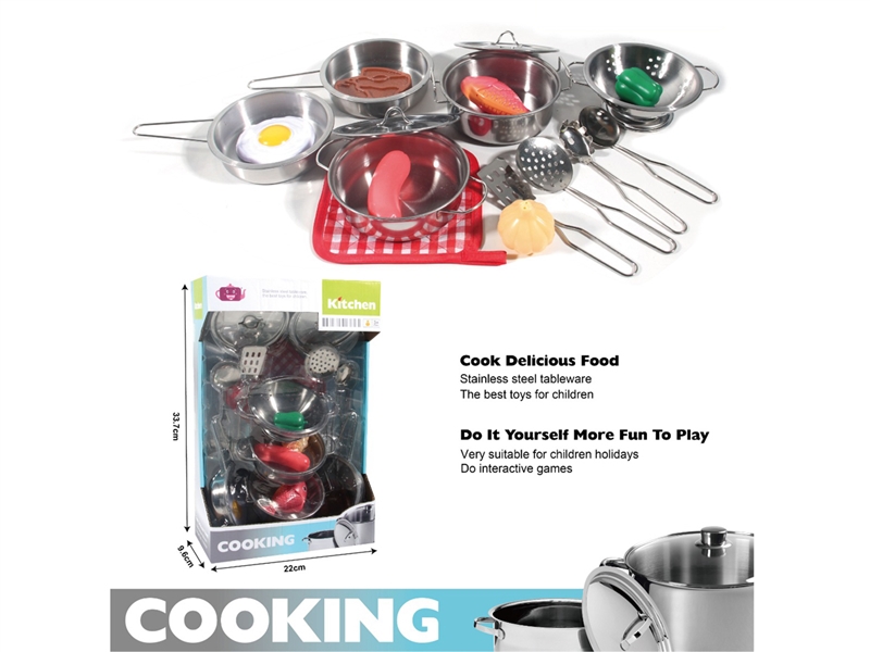 STAINLESS STEEL KITCHEN SET 18PCS - HP1253735