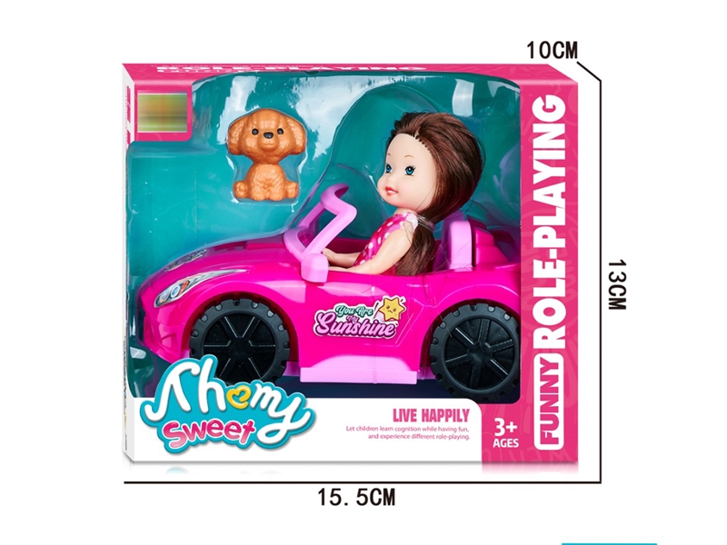 OPEN CAR W/DOLL & ACCESSORIES - HP1253767