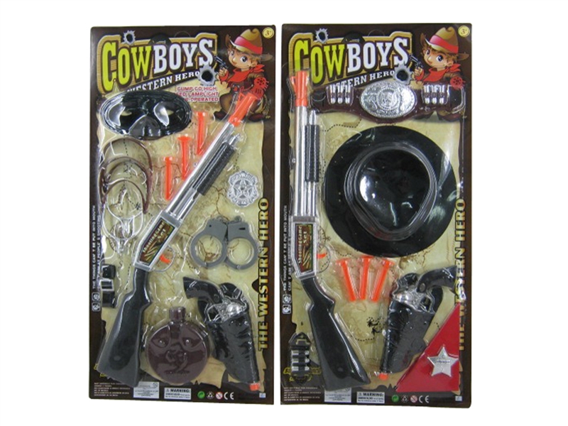 COWBOY GUN PLAY SET 2ASST - HP1253818