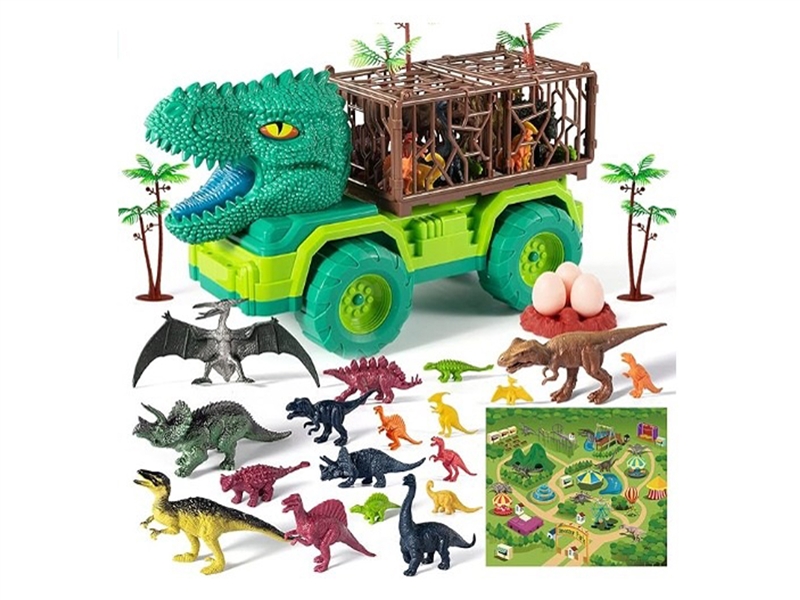 26-PIECE SET OF SIMULATION T-REX CARS 26PCS - HP1253823