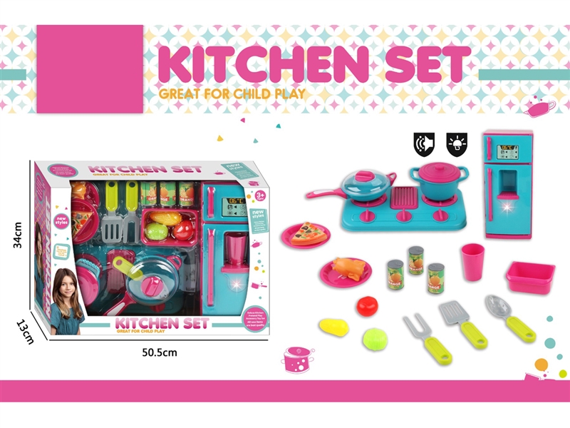 KITCHEN SET W/LIGHT & SOUND - HP1253825