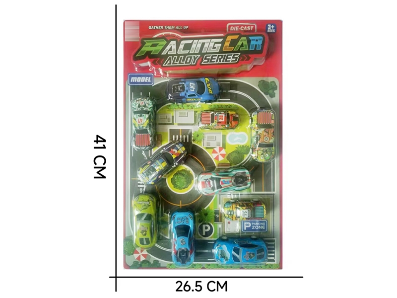 PULL BACK DIE-CAST CAR SET 10PCS - HP1253866