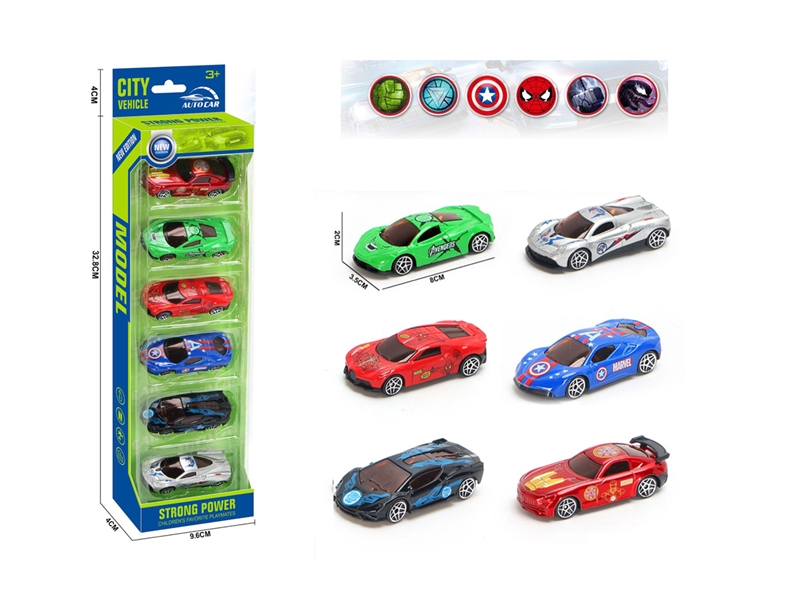 FREE WAY DIE-CAST CAR 6PCS - HP1253965
