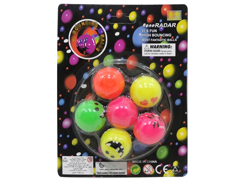 BOUNCING BALL 6PCS - HP1254113