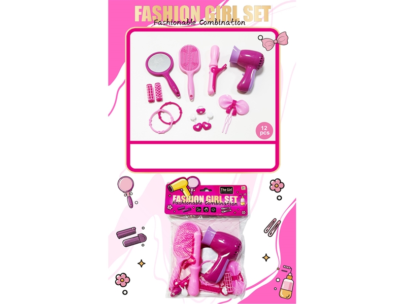 B/O HAIRDRESSING SET 12PCS - HP1254432
