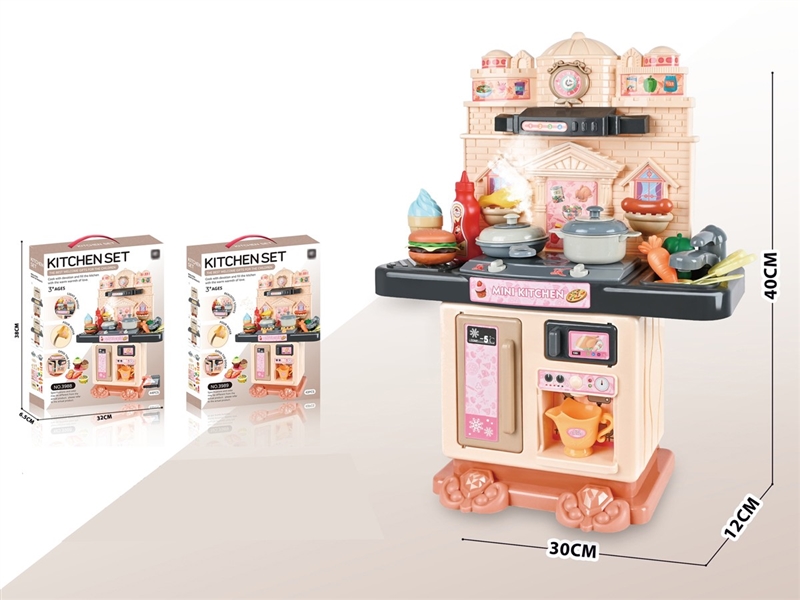 KITCHEN SET W/LIGHT & MUSIC - HP1254525