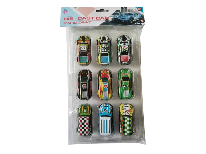 PULL BACK DIE-CAST CAR SET - HP1254538