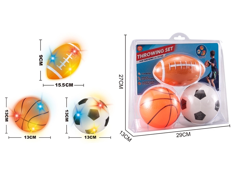 THROWING SET W/LIGHT,3PCS - HP1254832