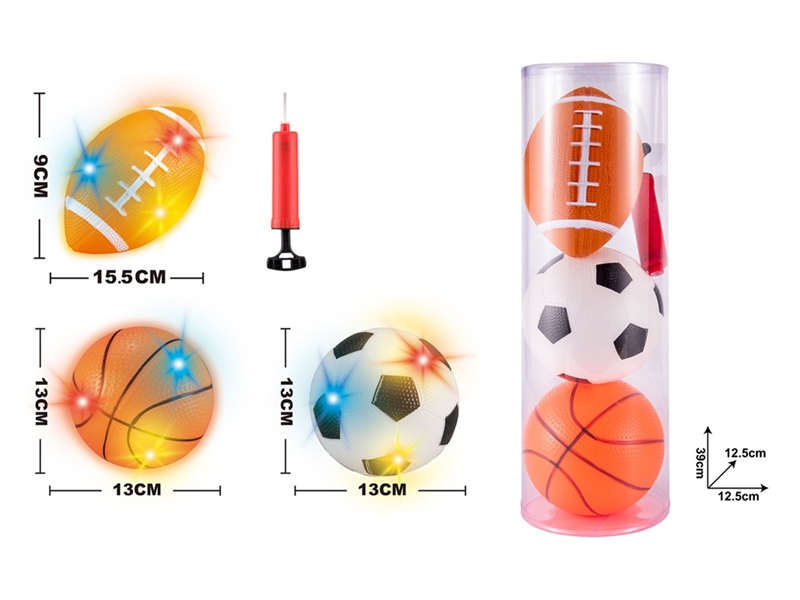 THROWING SET W/LIGHT,3PCS - HP1254833