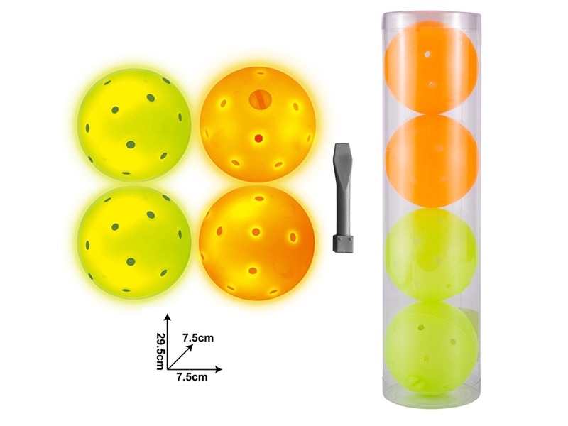 LED FLASH PICKLEBALL,4PCS - HP1254837