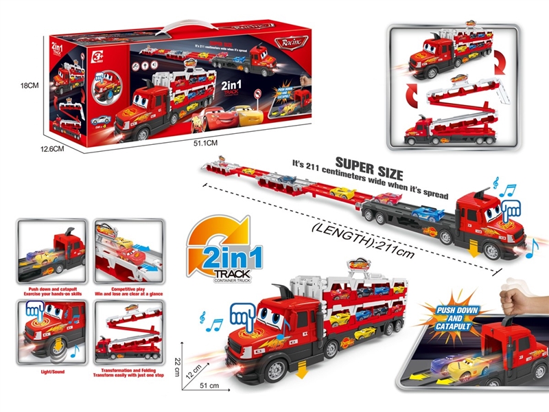 2 IN 1 STORAGE TRUCK W/LIGHT & MUSIC - HP1254913