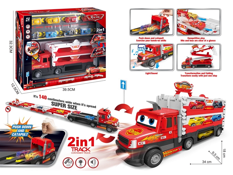 2 IN 1 STORAGE TRUCK W/LIGHT & MUSIC - HP1254914