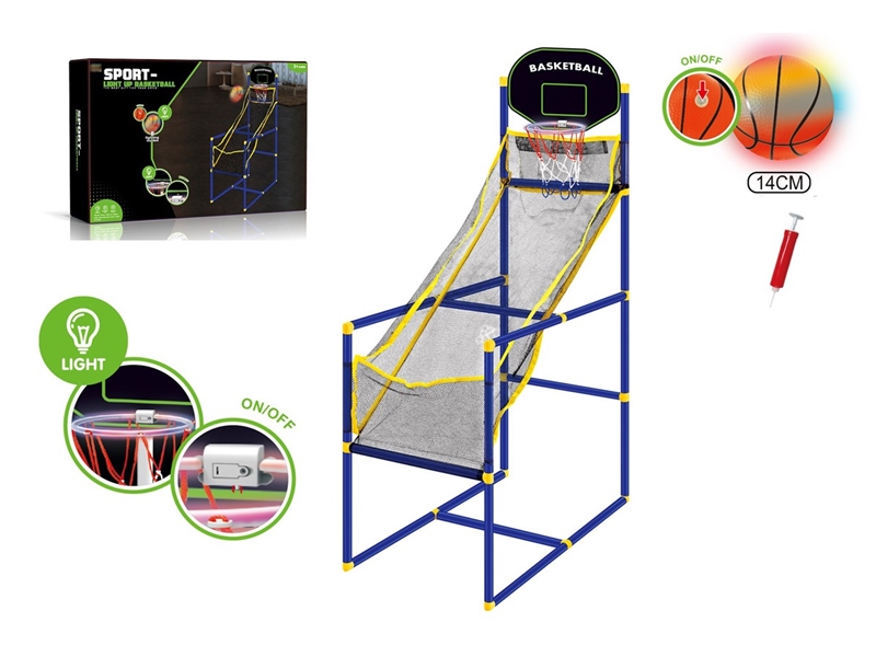 BIG BASKETBALL STANDS SET W/LIGHT - HP1254938