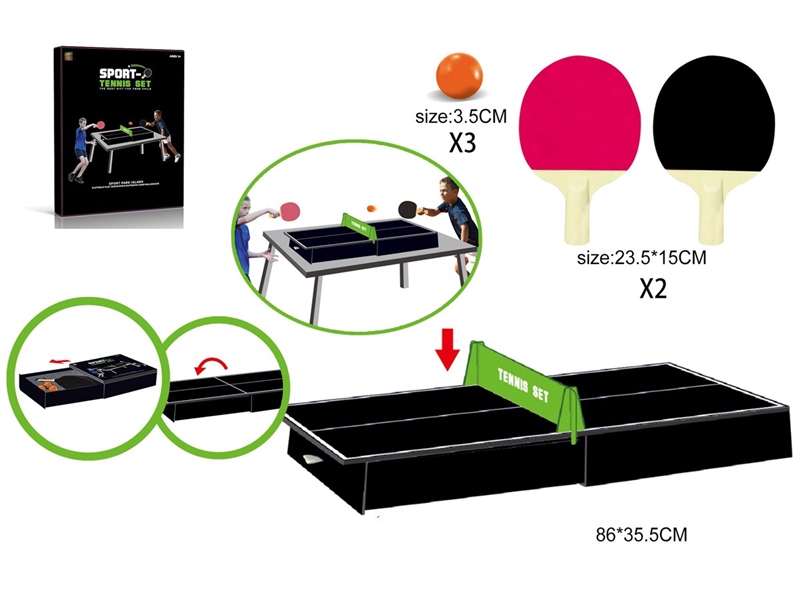 BIG TABLE TENNIS TABLE GAME SET - HP1254946