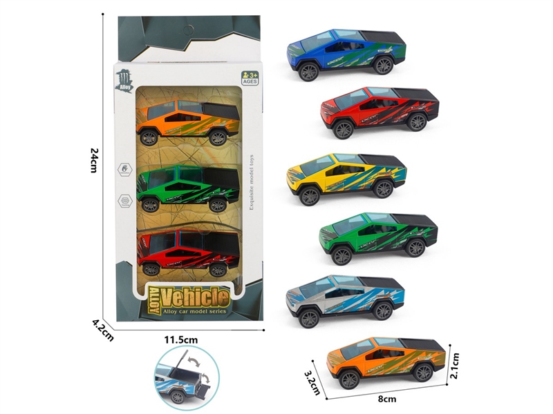 1:64 FREE WAY DIE-CAST CAR 3PCS - HP1255042