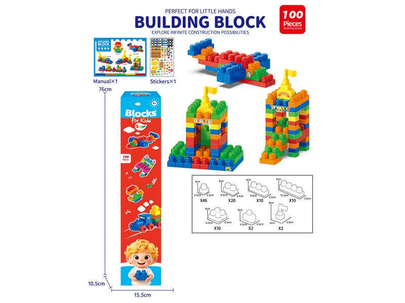 BUILDING BLOCKS 100PCS - HP1255331
