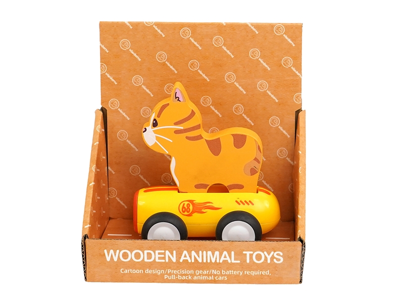 PULL BACK WOODEN CAR - HP1255542