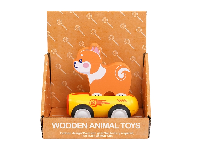 PULL BACK WOODEN CAR - HP1255543