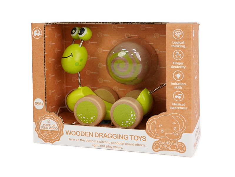 FREE WAY WOODEN SNAIL W/LIGHT & MUSIC - HP1255549