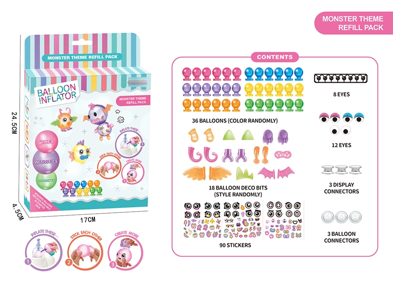 BALLOON SET 36PCS W/ACCESSORIES - HP1255872